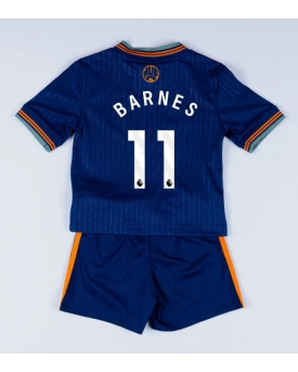 Newcastle United Harvey Barnes #11 Maglia Gara Terza Repliche 2025-26 Bambino Maniche Corte